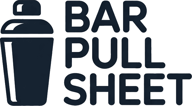 Bar Pull Sheet